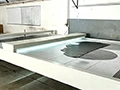 Machine de mesure du cuir fini