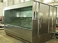 Cabine de pulvérisation manuelle pour finition du cuir