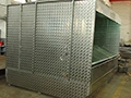 Cabine de pulvérisation manuelle pour finition du cuir